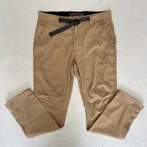 Wrangler By ATG Convertible Trail Jogger Outdoor Nylon Utility Pants Tan 36 x 32
